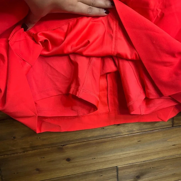 Polo Golf Ralph Lauren Golf Skirt size 12 great condition coral red color skort - Picture 3 of 7